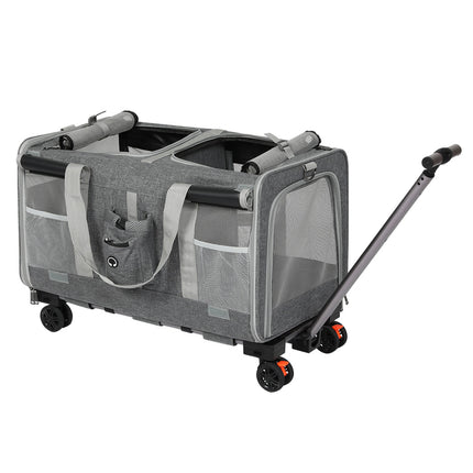 Pawz Pet Carrier 4 Wheel Portable Rolling Foldable-1975420341769605120