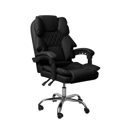 Levede Gaming Chair Office Computer Black No Footrest-1975420440373497856