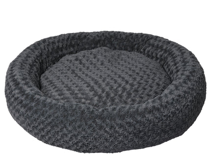 PaWz Calming Dog Bed Warm Soft Plush XL Dark Grey X-Large-1864184534690566144