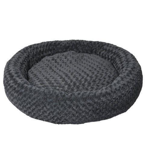 PaWz Calming Dog Bed Warm Soft Plush XL Dark Grey X-Large-1864184534690566144