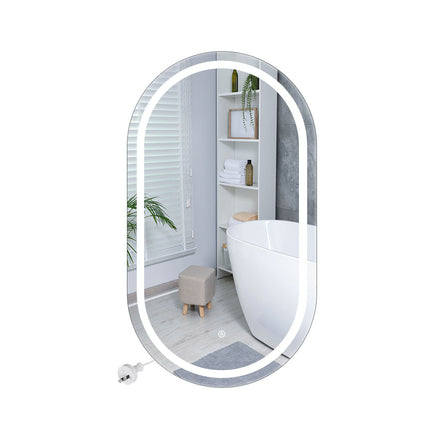 EMITTO LED Wall Mirror Oval Anti-fog 50x90cm-1975420500956024832