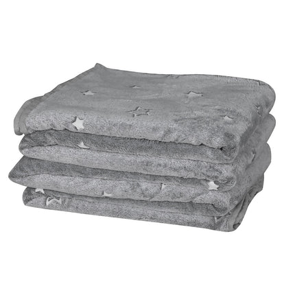 DreamZ 3x3M Large Oversized Blanket Grey Star-1973194038605647872