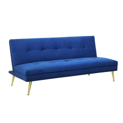 Levede Sofa Bed Convertible Velvet 3 Seater-1954802387290034176