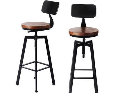 Levede 1x Industrial Bar Stools Kitchen-1910113233549791232