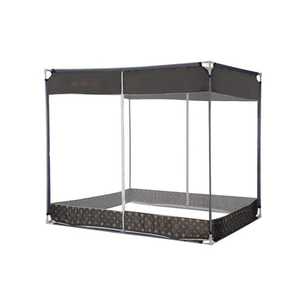 Dreamz Mosquito Bed Nets Foldable Canopy Square Grey-1954802841772232704