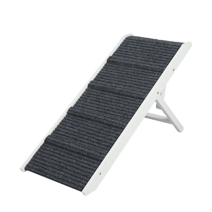 PaWz Adjustable Dog Ramp Height Stair White-1975420391530827776