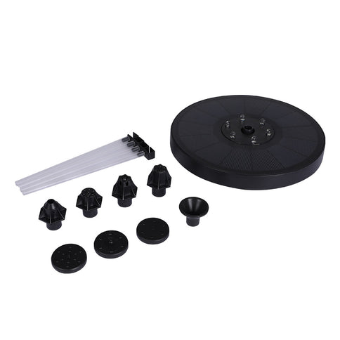 Solar Powered Water Fountain Power Floating-1864184719424491520