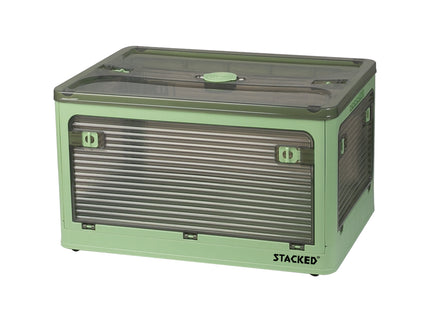 55L Storage Boxes Stackable Container M Green Medium-1864184614084546560