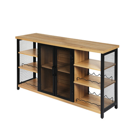 Levede Bar Cabinet Buffet Sideboard Oak-1975420494849118208