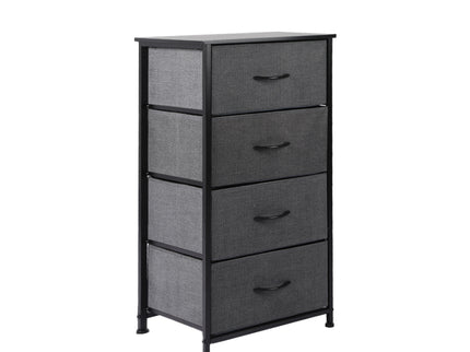Levede Storage Cabinet Tower Chest Dark Grey-1917016725942046720