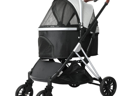 PaWz 4 Wheels Pet Stroller Dog Cat Pram-1864184625677602816
