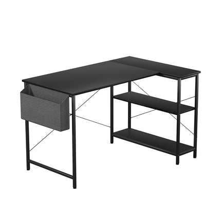 Levede L Shaped Computer Desk Corner Desk Black-1973193440695029760