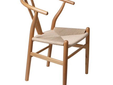 Levede 2x Dining Chairs Wooden Hans Clear-1942353395436359680