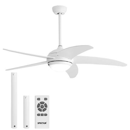 Spector Ceiling Fan 52'' DC Motor Wood White-1973193856753209344