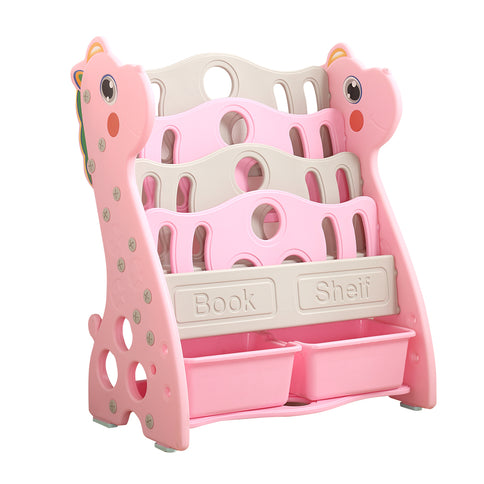 BoPeep Kids Bookshelf Bookcase Magazine Pink-1919892917498023936