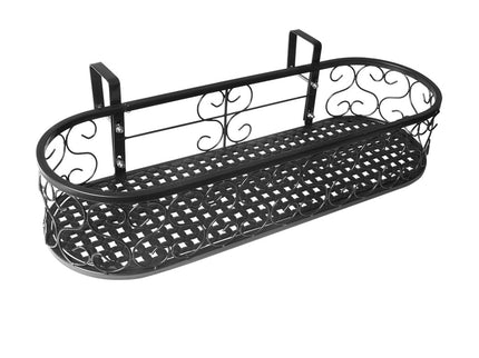 Levede Plant Stand Outdoor Indoor Home Black Oval-1864184718124257280