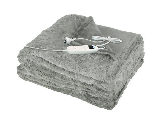 DreamZ Electric Throw Blanket Heated Timer Bedding Washable Warm Winter Plush GY-1864183543974989824