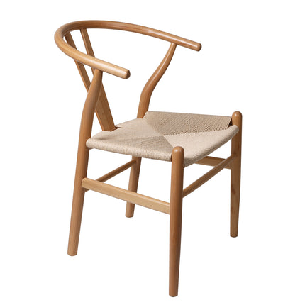 Levede 2x Dining Chairs Wooden Hans Clear-1973194070943731712