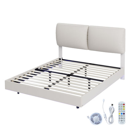 Levede Queen Floating Bed Frame-1973193466196398080