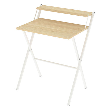 Levede Foldable Computer Desk Office Study Desk Oak-2011971108705800192