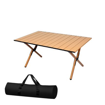 Levede Folding Camping Table Portable Oak-1973193998793314304