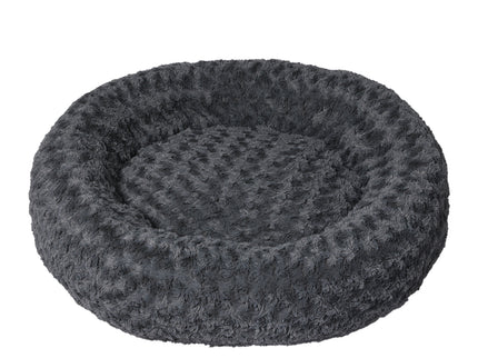 PaWz Calming Dog Bed Warm Soft Plush M Dark Grey Medium-1864184534111752192