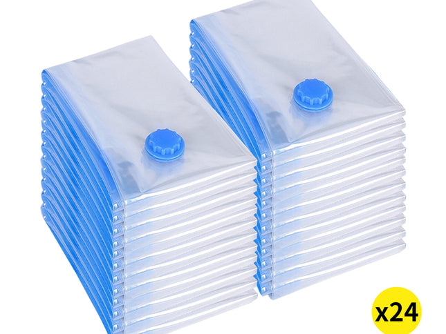 Vacuum Storage Bags Save Space Seal 60x80cm-24PK-1910113050350981120
