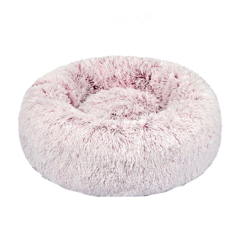 PaWz Pet Bed Cat Dog Donut Nest Calming XL Pink X-Large-1864184501182271488