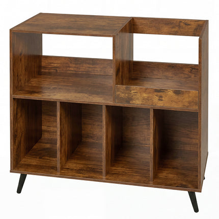 Levede Record Player Stand Vinyl Holder Cabinet Turntable Table 300+ Albums-2061251861998080000