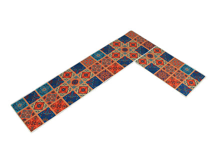 Marlow 2x Kitchen Mat Floor Rugs Area 45x180cm-1910113065505001472
