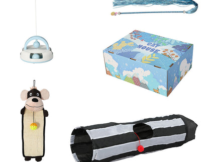 PaWz Interactive Pet Toy Set Cat Tunnel-1886651029639008256