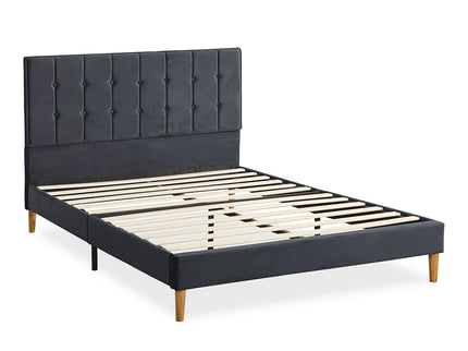 Levede Bed Frame Queen Size Mattress Grey-1910113208035840000