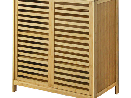 Levede Bamboo Storage Cabinet Freestanding Natural-1917016713283637248