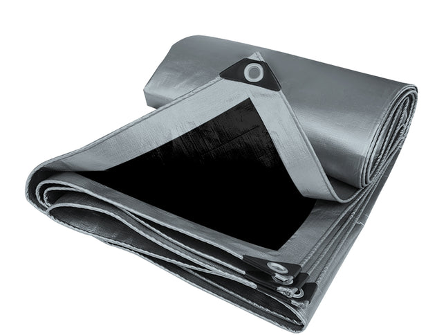 Manan Tarp Tarpaulin 200GSM Camping 4.9mx6.1m-1864184735358652416