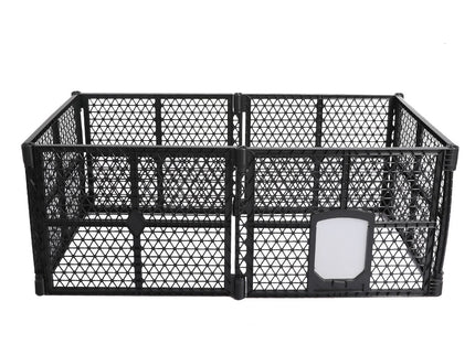 PaWz Pet Playpen Folding Dog Plastic M Medium-1864184520287326208