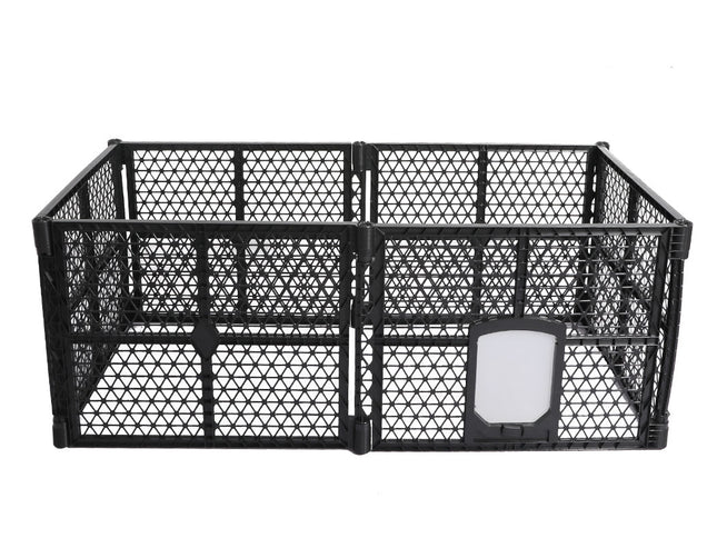 PaWz Pet Playpen Folding Dog Plastic M Medium-1864184520287326208