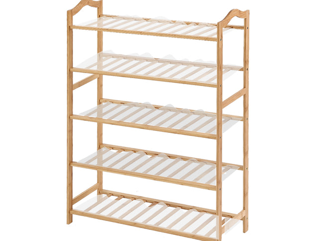 Levede Bamboo Shoe Rack Storage Wooden-1917016719528955904