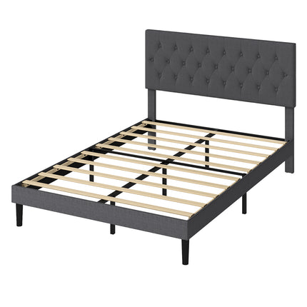 Levede Bed Frame Upholstered Platform Mattress Base Queen-2029387290161319936