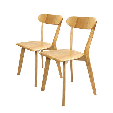 Levede 2x Dining Chairs Wooden Kitchen Chair-1975420499299274752