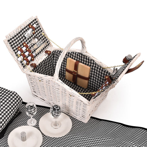 2 Person Picnic Basket Baskets Set Outdoor-1864183149186125824