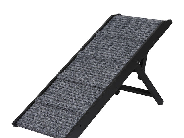 PaWz Adjustable Dog Ramp Height Stair Black-1864184532111069184