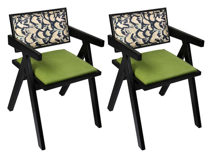 Levede 2X Dining Chair Retro Backrest Chair-1910112273951756288