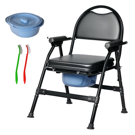 Levede Shower Tiolet Commode Chair Bedside Seat Elderly Pregnant Disability Aid-2029334091652009984