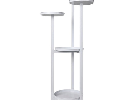 Levede Plant Stand Outdoor Indoor Flower White Medium-1864184713443414016