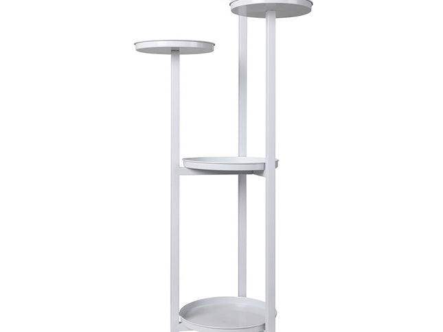 Levede Plant Stand Outdoor Indoor Flower White Medium-1864184713443414016