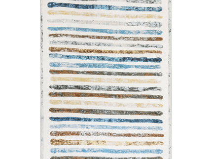 Marlow Floor Rug Short Pile Washable Carpet Soft Plush Non Slip Stripe 80x120-1910112210563239936