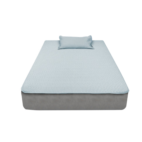 DreamZ Latex Cooling Bed Sheet Set Fitted 2PCS Single-1910113200318320640