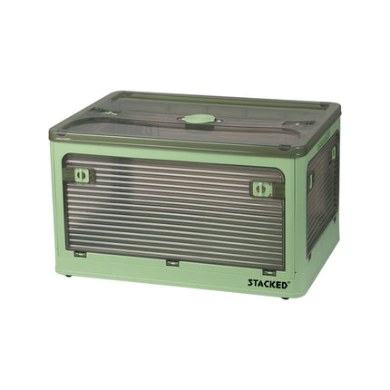 55L Storage Boxes Stackable Container M Green Medium-1954802600150962176