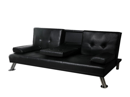 Levede Sofa Bed Adjustable Recliner Black-1942353104288747520