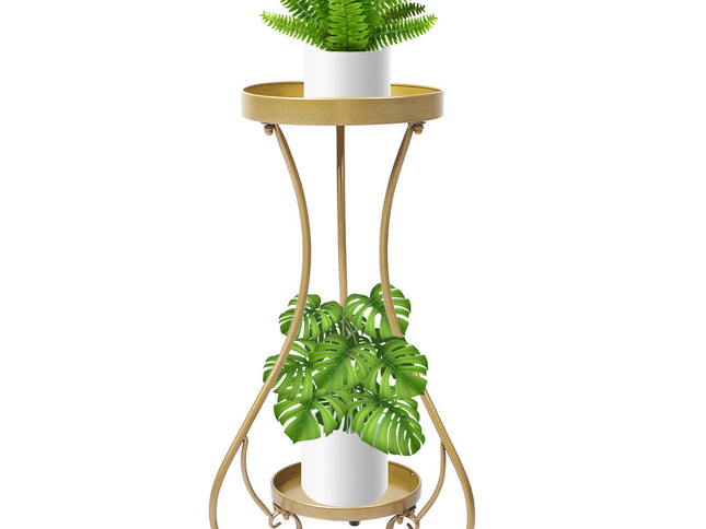 Levede Plant Stand 2 Tiers Outdoor Indoor Medium-1864184720452096000